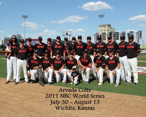 2011 Arvada Colts at the NBC World Series in Wichita, KS