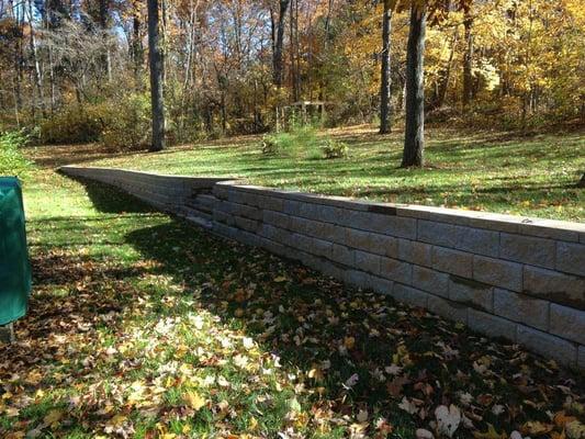 Retaining Wall with steps