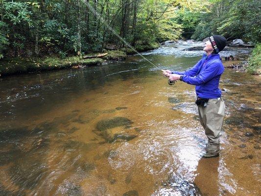 Fly fishing in Tennessee