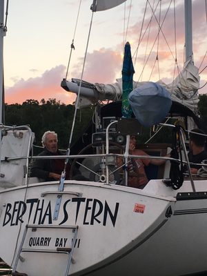 Hanging out on the Bertha Stern