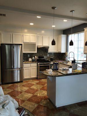 Another kitchen and cabinet painting