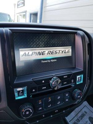 Alpine GMC Sierra restyle kit
 San Jose customer