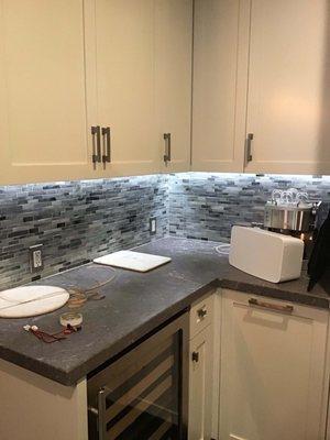 Kitchen LED installation