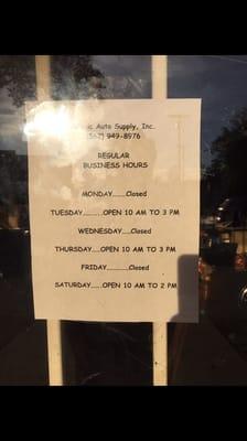 Here are the store hours! Hope this helps!