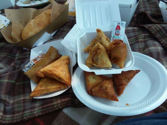 Samosa Sambusa party with 4 vendors represented