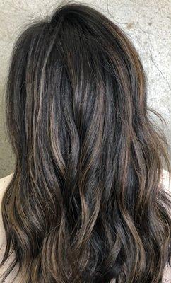 Teasylights with root color and haircut $150