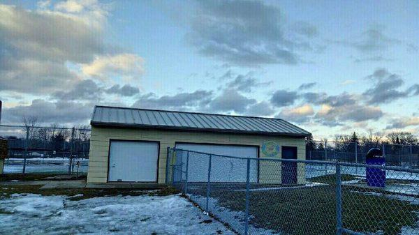 Commercial steel roofing project complete for an athletics field building at Jefferson High School in Bloomington, MN...