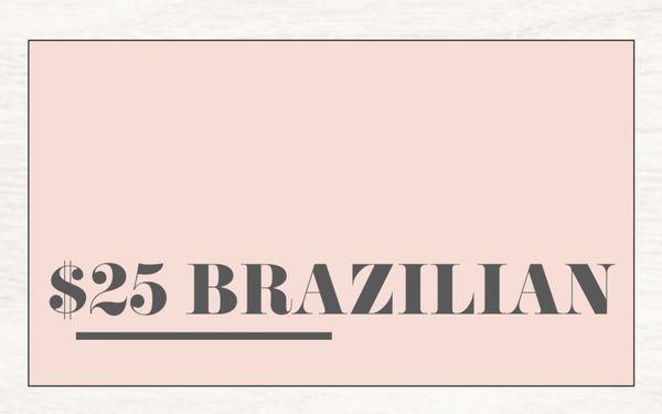 Price for my first time Brazilian clients