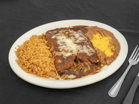 Enchiladas de Mole Poblanas