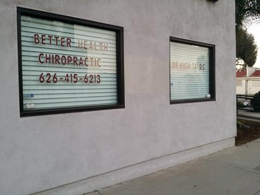 Better Health Chiropractic Clinic (Dr. Khoa Ta) 9105 Valley Blvd
 Rosemead, CA  91770-1919