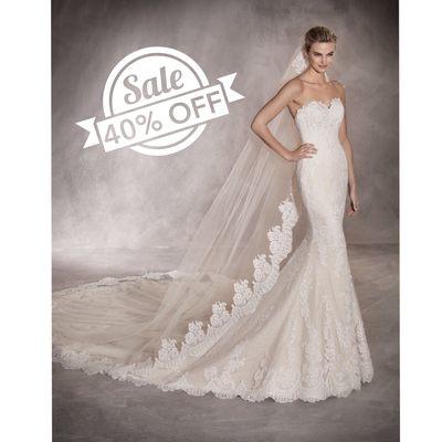 40% all Pronovias Sample Dresses. Expires on 4/15/2018.