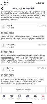 Honest reviews from last clients