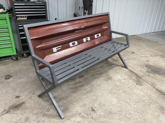 Ford tailgate bench