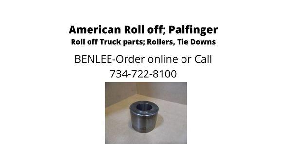 American roll off parts. Rollers, tarp, pins, sheave, pulley