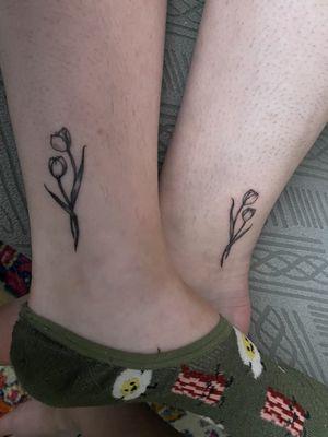 Our tattoos side by side