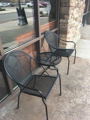 Outside seats