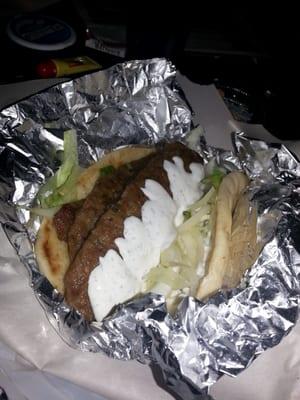 Gyro $5.15. I added more tzatziki sauce.