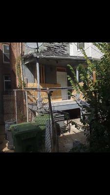 Baltimore city cited my client for the deck and overhang failure