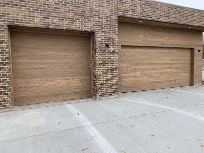 Custom garage door installation