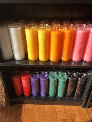 Some of our candle selections!