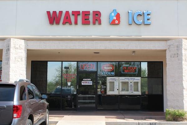 Front Entrance. Water is available to fill 24/7.