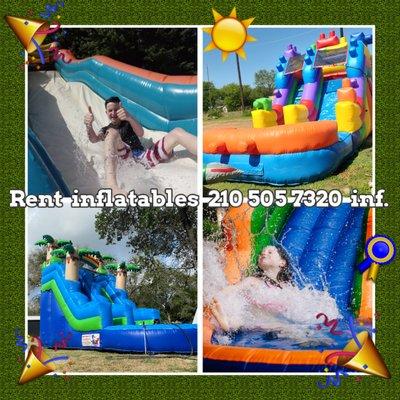 Waterslide rent full day low price inf 210 505 7320 office