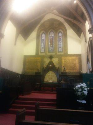 The Beautiful sanctuary of Grant African Methodist Episcopal Church where we are the Unified home of FAITH and FREEDOM!