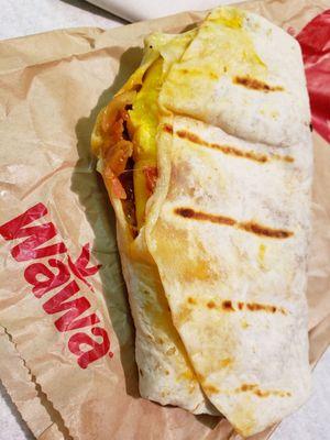 Shake Hands with Bacon Breakfast Burrito!! Wawa IS Wassup!!