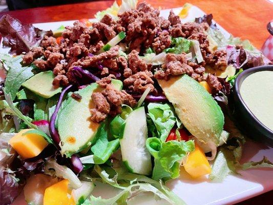 Ensalada + Carne asada.