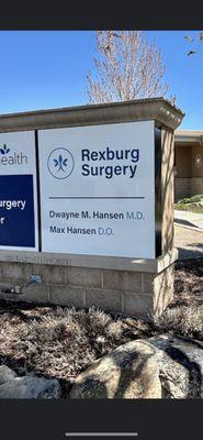 The front of Rexburg Surgery surgical center