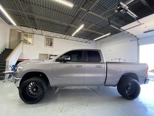 Dodge Ram in for tints and detail