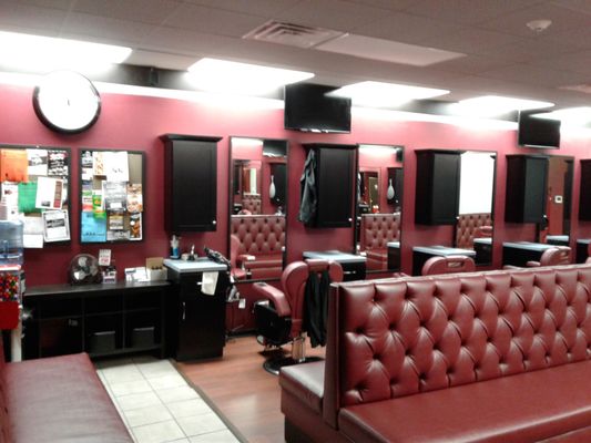 One of our first commercial clients, the Clipper Parlor in Bolingbrook