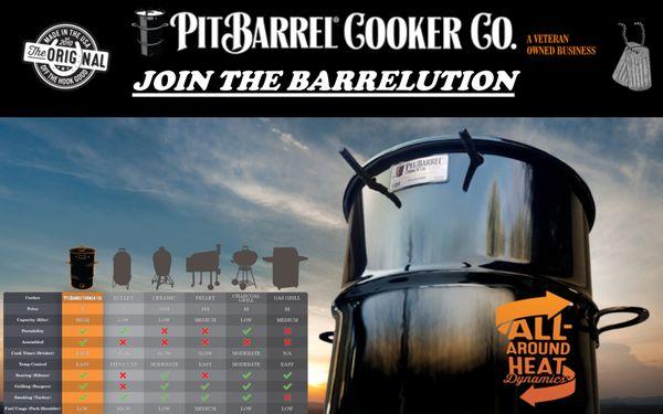 Join the Barrelution! Pit Barrel Cooker Co.