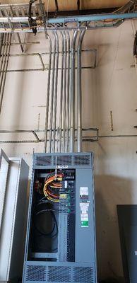 3 phase 800 amp service install