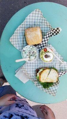 Farmers lunch box .... sands and salads