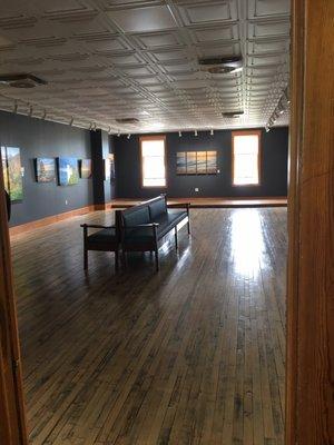 beautiful exhibit space upstairs