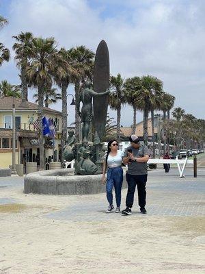 The spirit of imperial beach statue