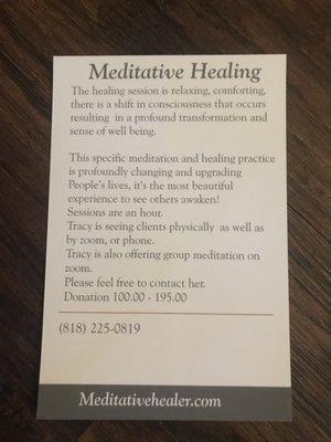 Meditative Healing Therapy