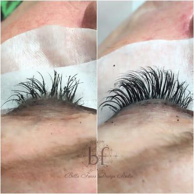 Lash correction.