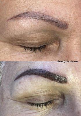 Eyebrow tattoo