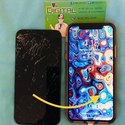 iPhone 11 Pro Max 11 XS Max XS X screen repair services and high quality solutions!