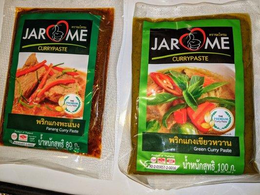 Curry Paste - Panang and Green Curry Pastes ($2.50 each)