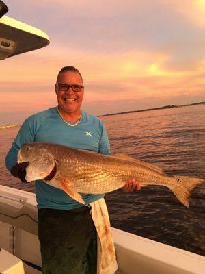 Sunset fishing trip