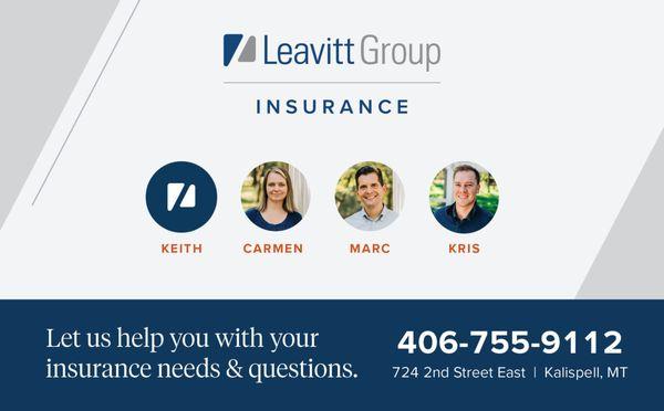 Leavitt Great West Insurance Staff