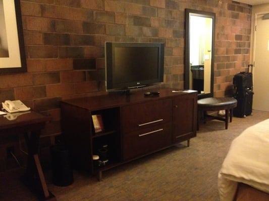 Entertainment Center in King Room on 16th Floor