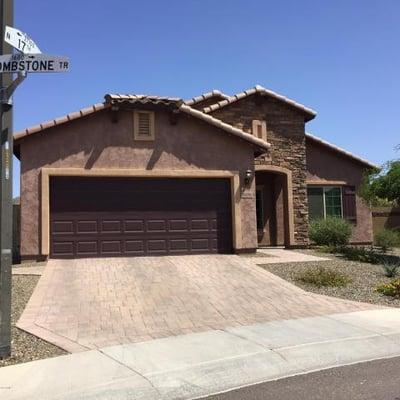 This recent listing in Fireside at Norterra is on a pie shaped lot with a Huge landscaped yard with Pergola and firepit...