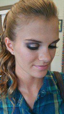 Newsome Homecoming make-up. Cori Garrison.