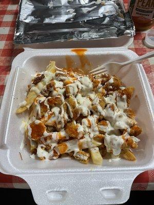 Buffalo chicken fries