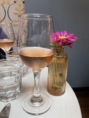 Rose all day on Wednesday's $10 a glass !