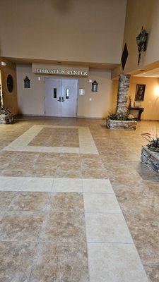 Welcome center foyer